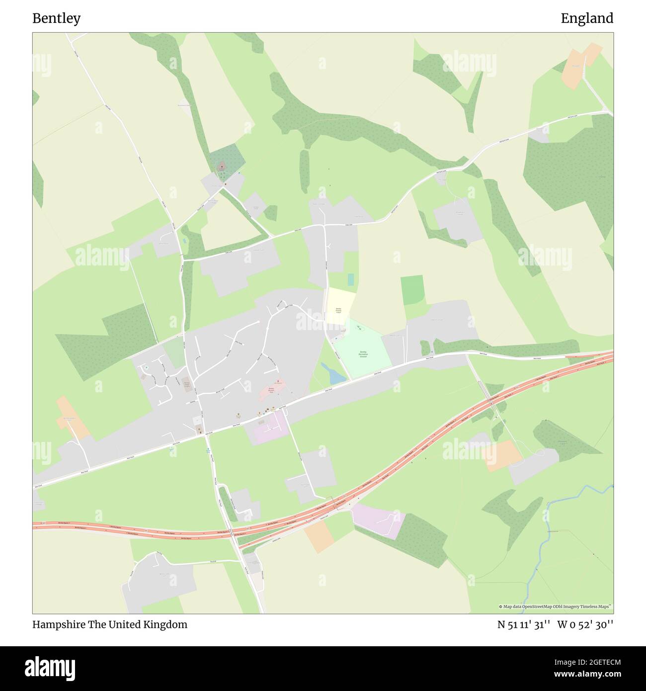 David bentley england Cut Out Stock - Bentley Hampshire United Kingdom England N 51 11 31 W 0 52 30 Map Timeless Map Published In 2021 Travelers Explorers And Adventurers Like Florence Nightingale David Livingstone Ernest Shackleton Lewis And Clark And Sherlock Holmes Relied On Maps To Plan Travels To The Worlds Most Remote Corners Timeless Maps Is Mapping Most Locations On The Globe Showing The Achievement Of Great Dreams 2GETECM 