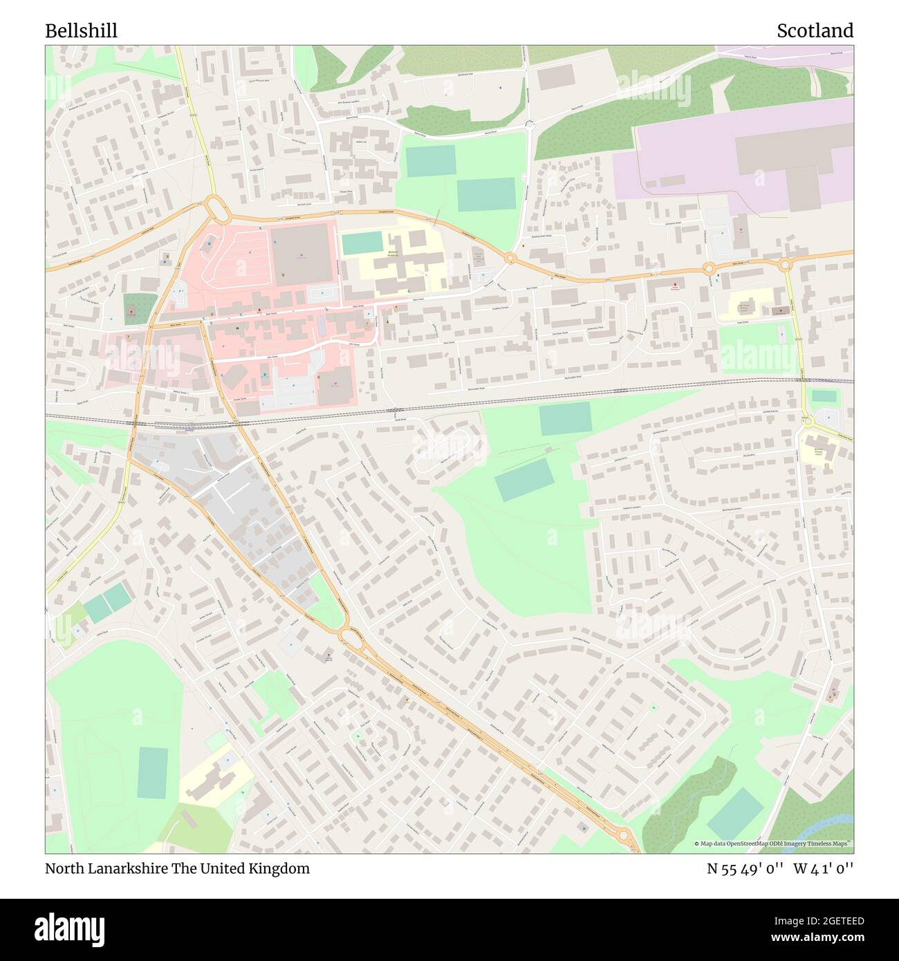 Bellshill, North Lanarkshire, United Kingdom, Scotland, N 55 49' 0'', W