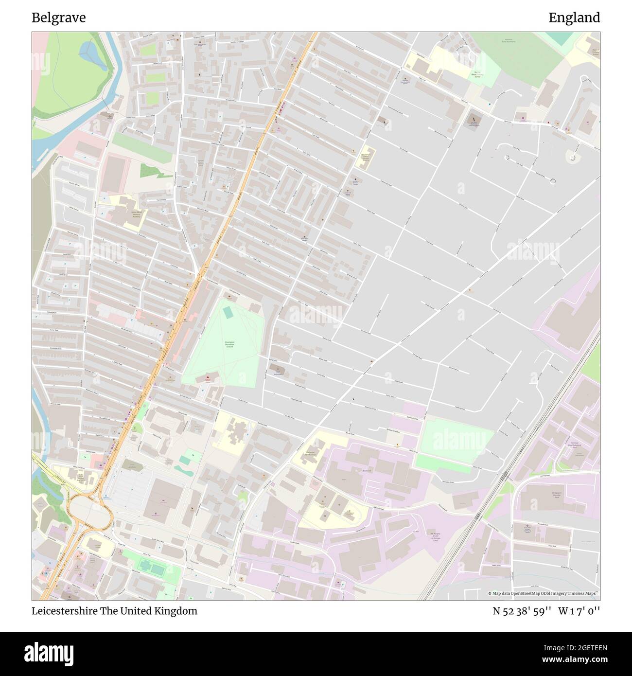Ayesha Manzil Karachi Map Belgrave, Leicestershire, United Kingdom, England, N 52 38' 59'', W 1 7'  0'', Map, Timeless Map Published In 2021. Travelers, Explorers And  Adventurers Like Florence Nightingale, David Livingstone, Ernest  Shackleton, Lewis And