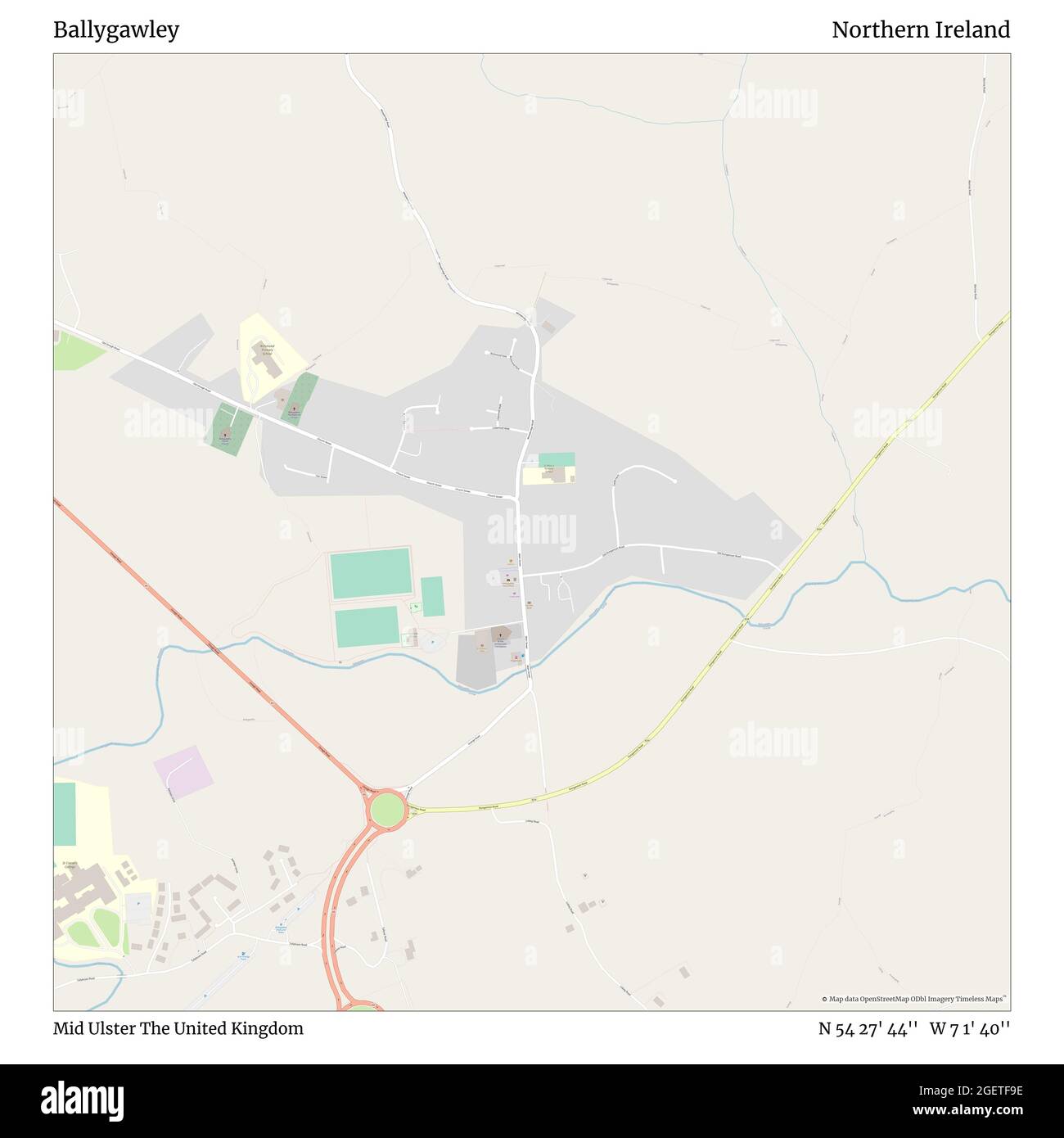 Ballygawley, Mid Ulster, United Kingdom, Northern Ireland, N 54 27' 44