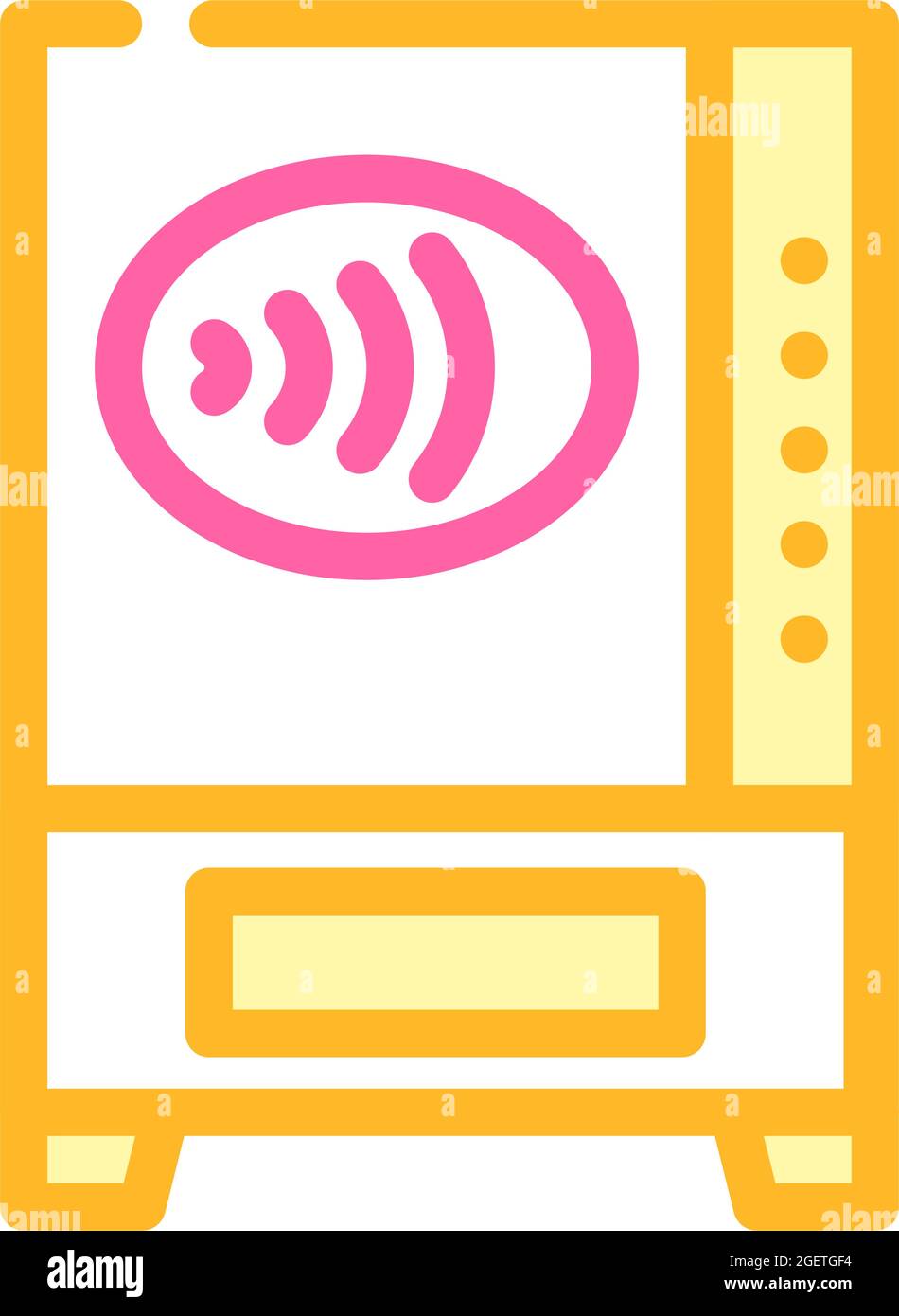 contactless payment pay pass color icon vector illustration Stock ...