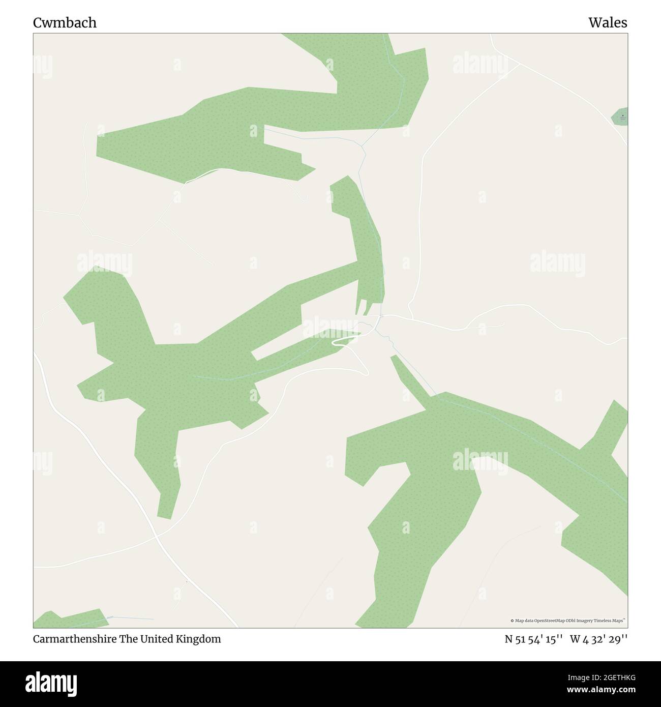 Cwmbach, Carmarthenshire, United Kingdom, Wales, N 51 54' 15'', W 4 32