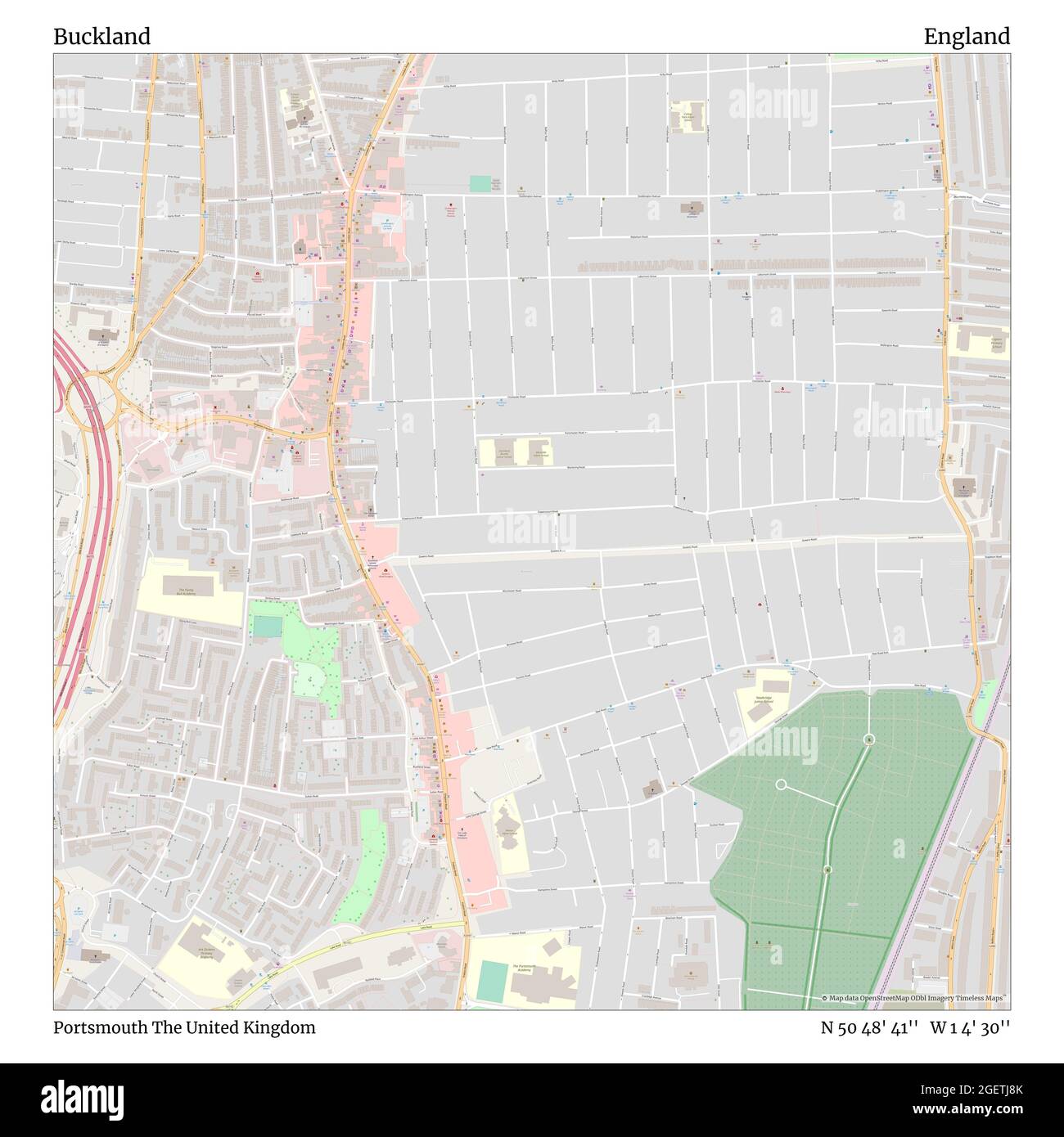 Buckland Portsmouth United Kingdom England N 50 48 41 W 1 4 30 Map Timeless Map Published In 21 Travelers Explorers And Adventurers Like Florence Nightingale David Livingstone Ernest Shackleton Lewis And