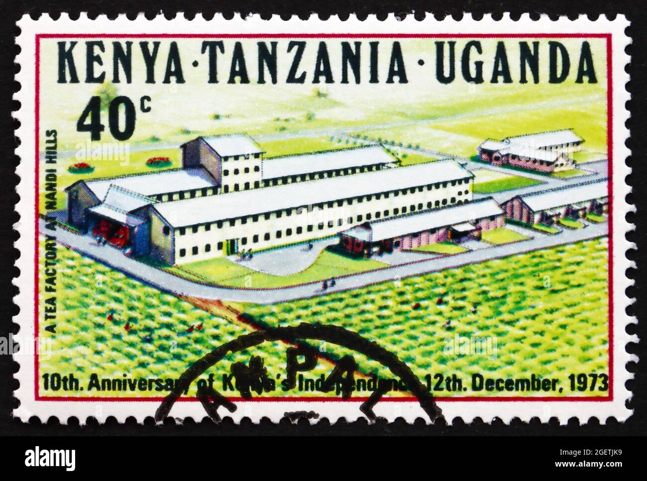 KENYA, UGANDA, TANZANIA - CIRCA 1973: a stamp printed in Kenya, Uganda ...