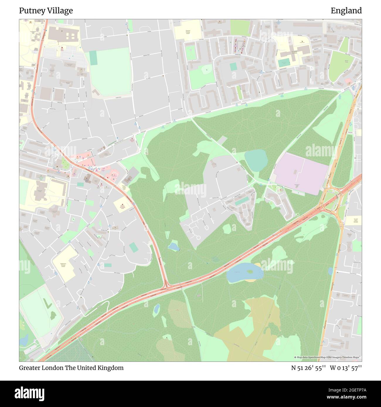 Map of putney hires stock photography and images Alamy