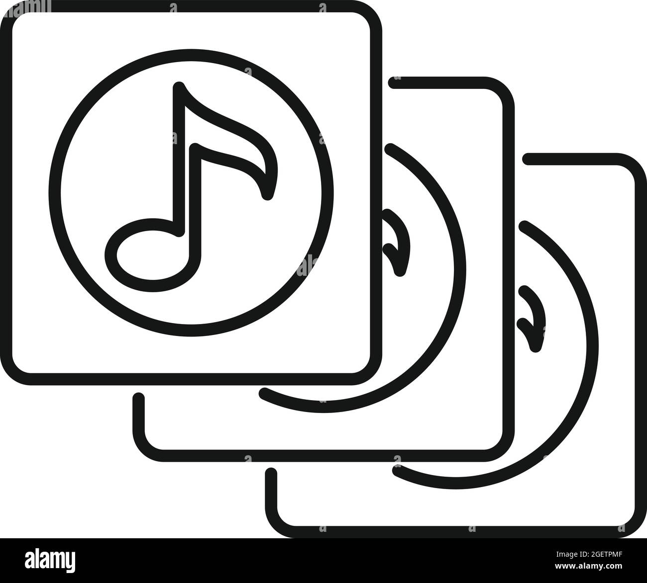 Song album Black and White Stock Photos & Images - Alamy