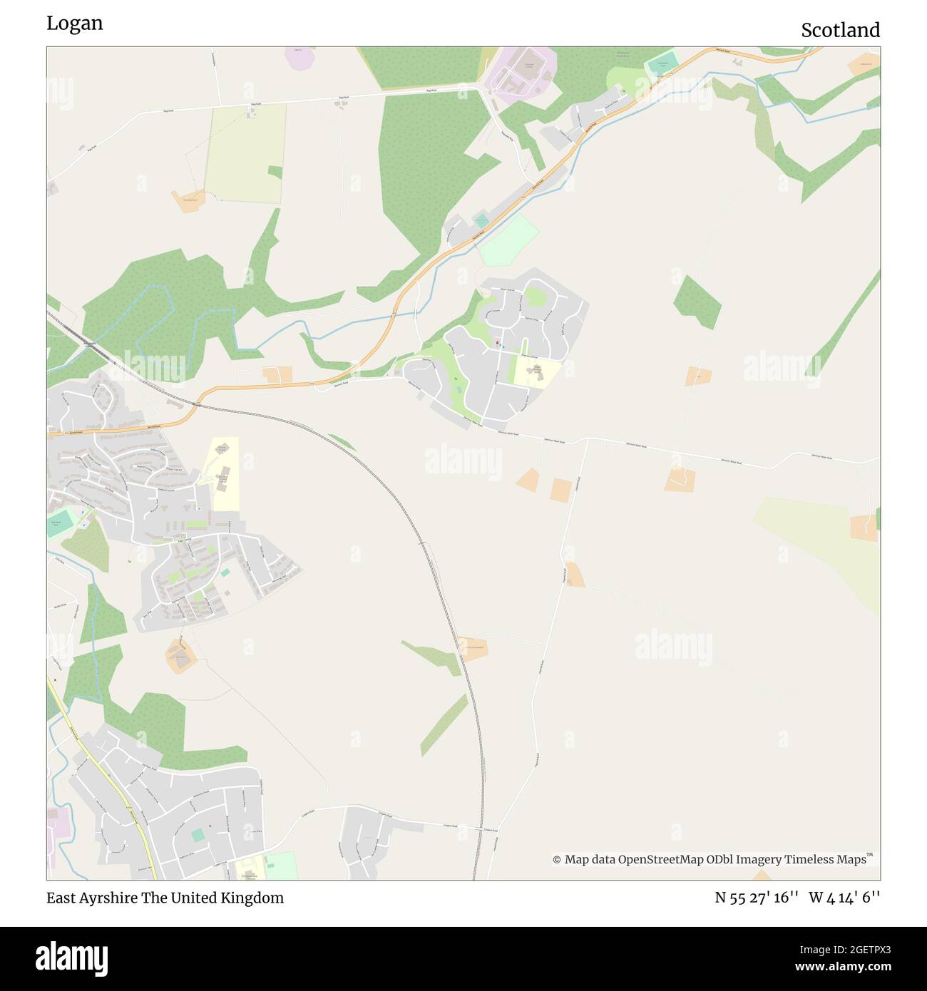 Logan, East Ayrshire, United Kingdom, Scotland, N 55 27' 16'', W 4 14