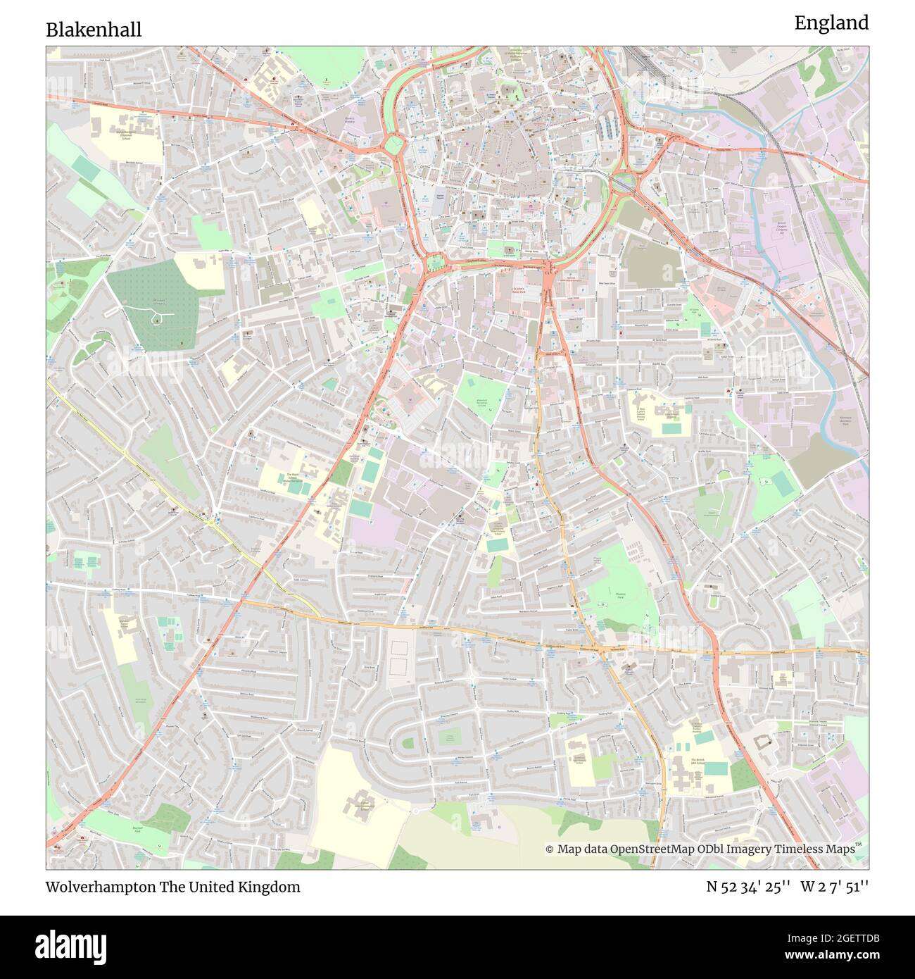 Blakenhall, Wolverhampton, United Kingdom, England, N 52 34' 25'', W 2