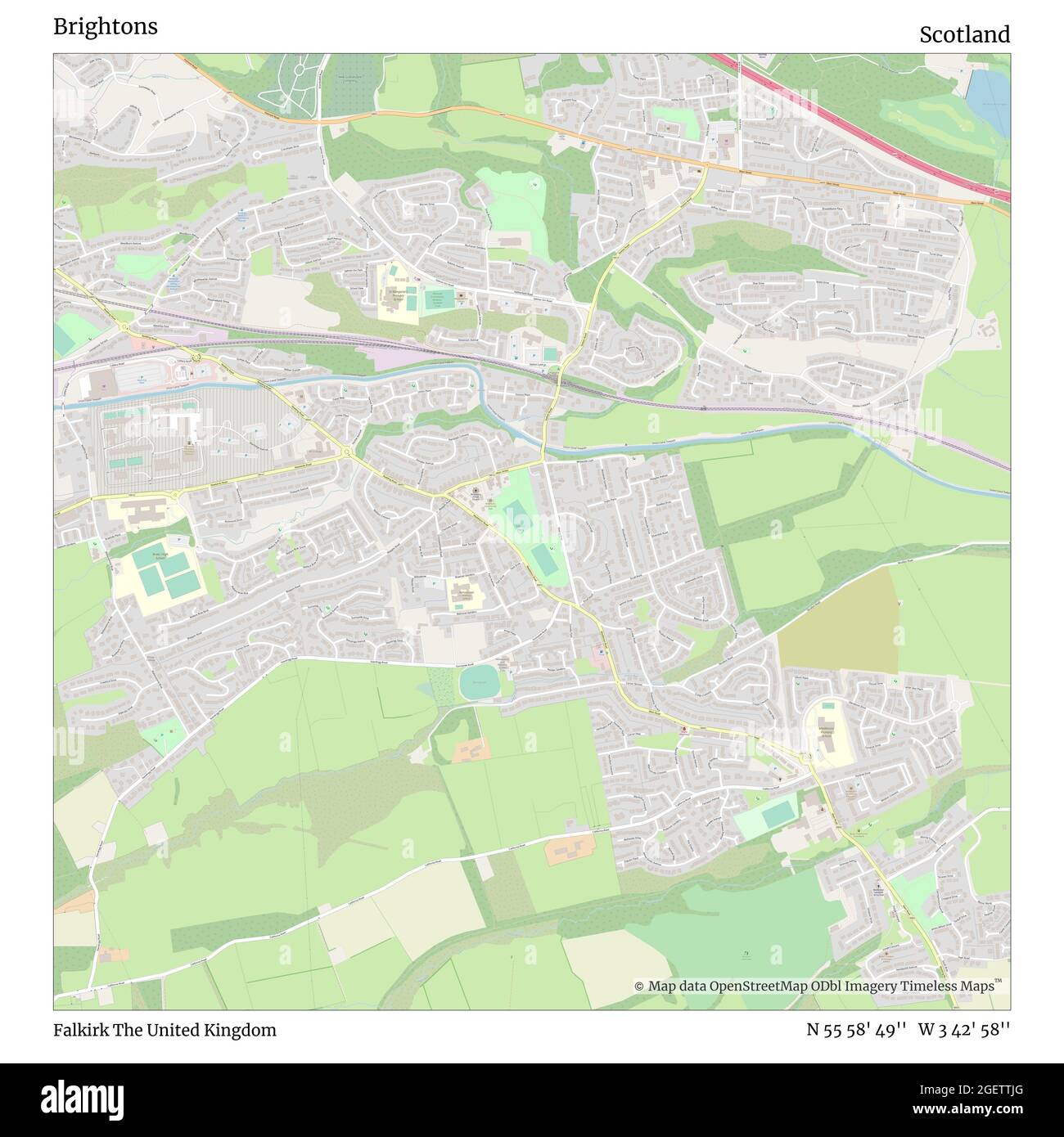 Map of falkirk hires stock photography and images Alamy