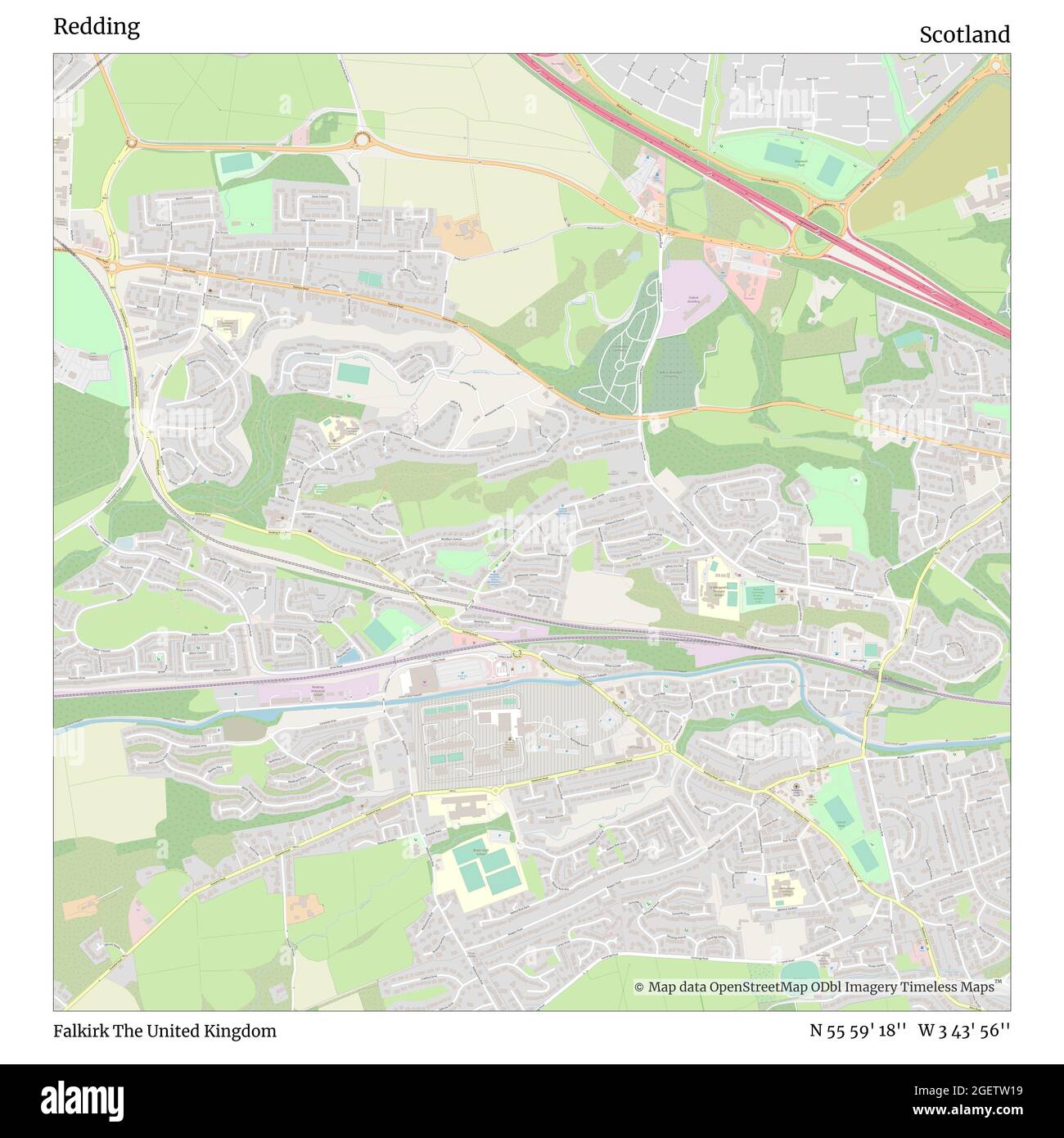 Map of falkirk hires stock photography and images Alamy