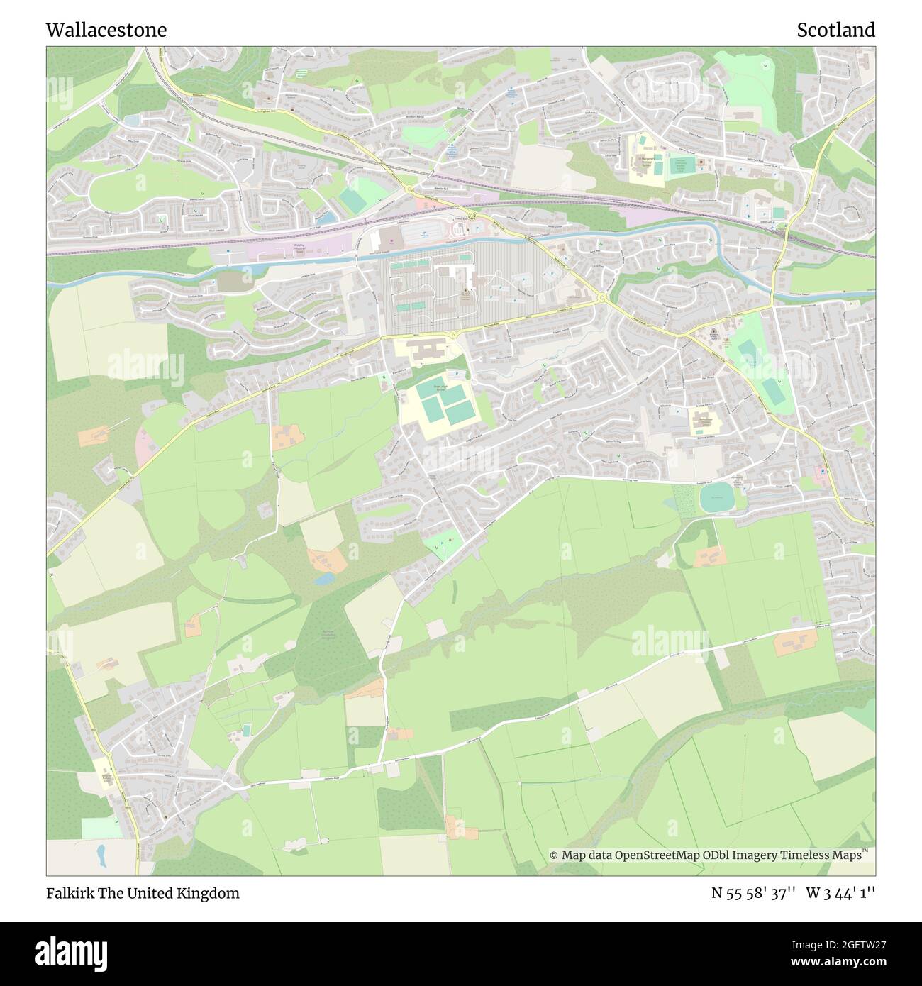 Map of falkirk hires stock photography and images Alamy