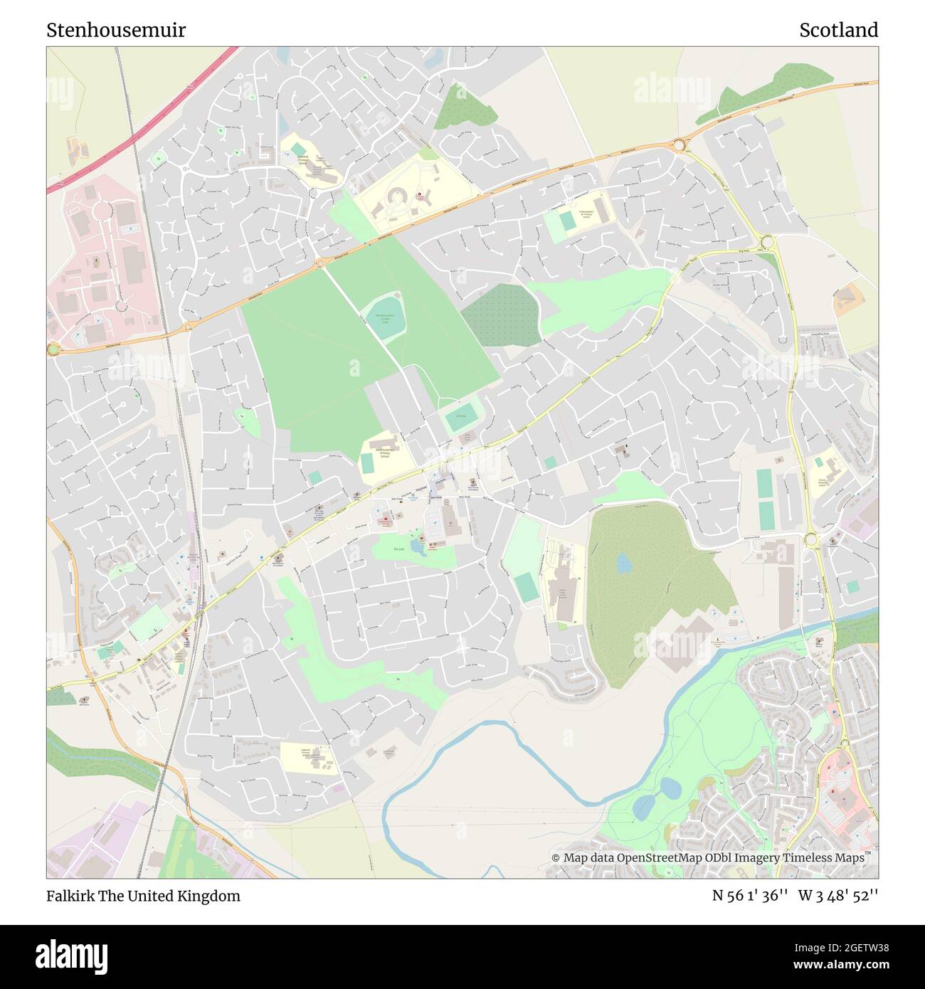 Falkirk map Cut Out Stock Images & Pictures Alamy