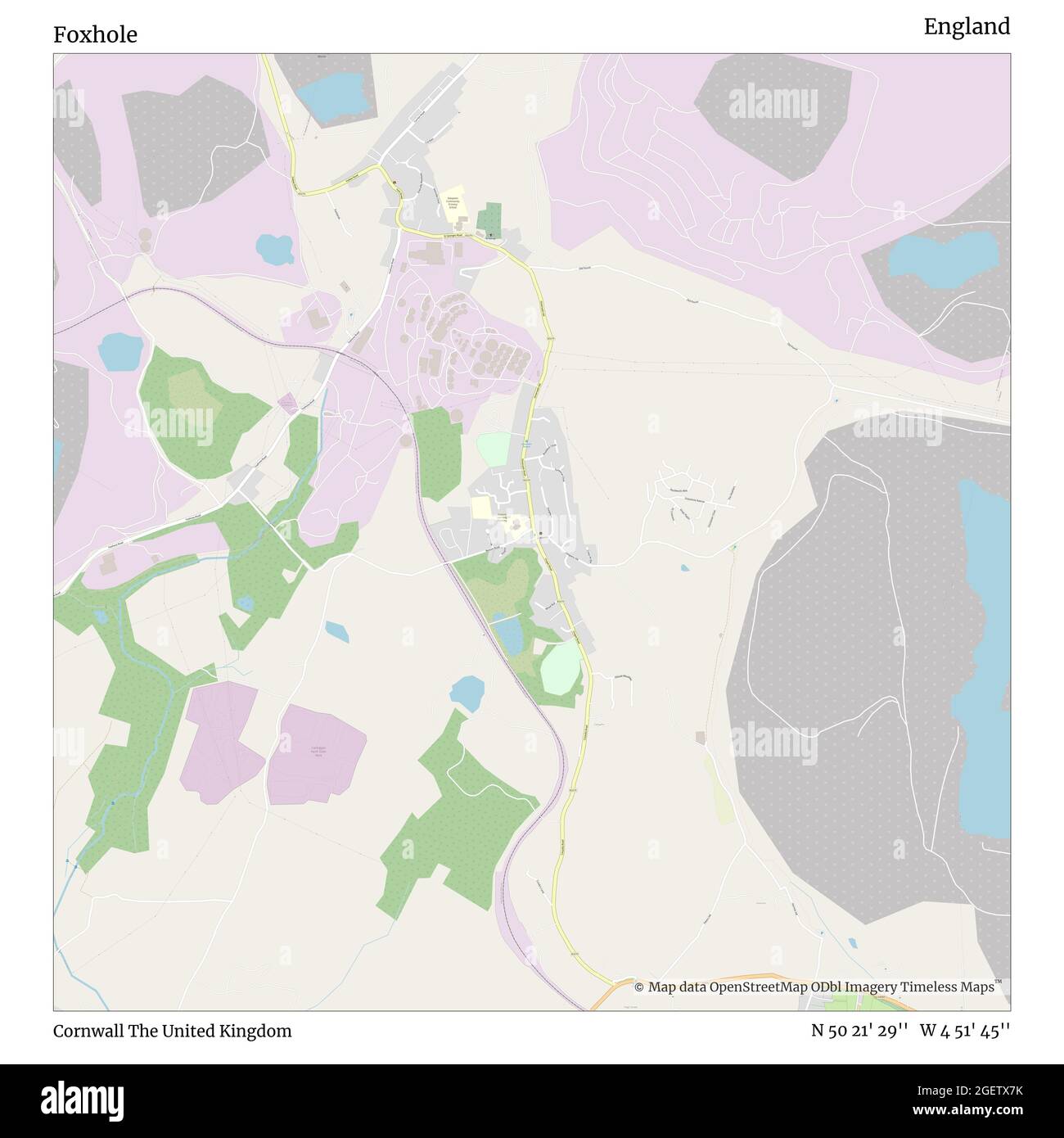 Foxhole cornwall Cut Out Stock Images & Pictures Alamy