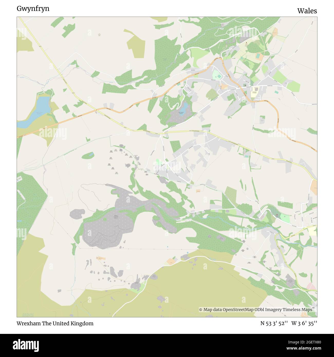 Gwynfryn, Wrexham, United Kingdom, Wales, N 53 3' 52'', W 3 6' 35
