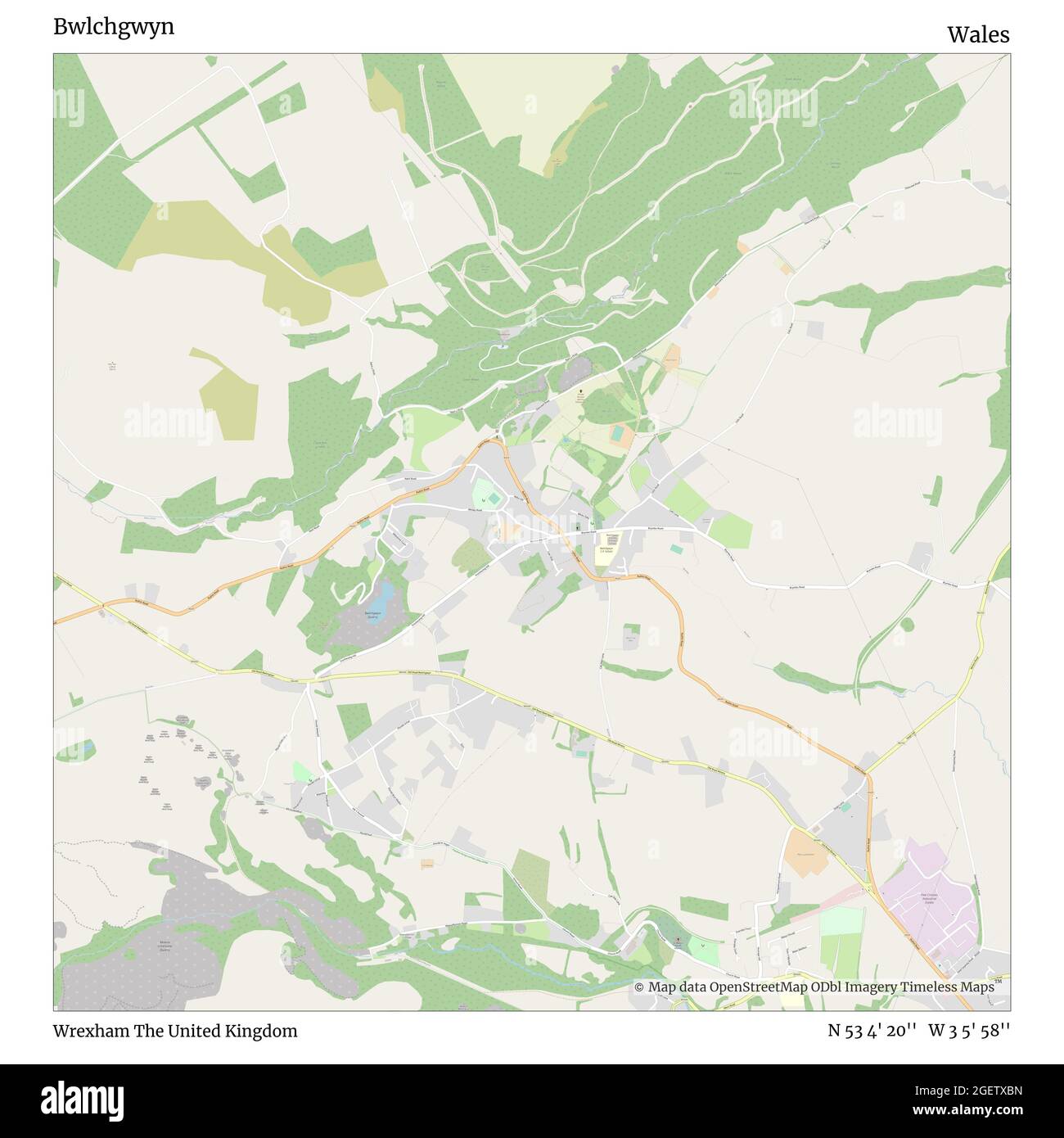 Bwlchgwyn, Wrexham, United Kingdom, Wales, N 53 4' 20'', W 3 5' 58
