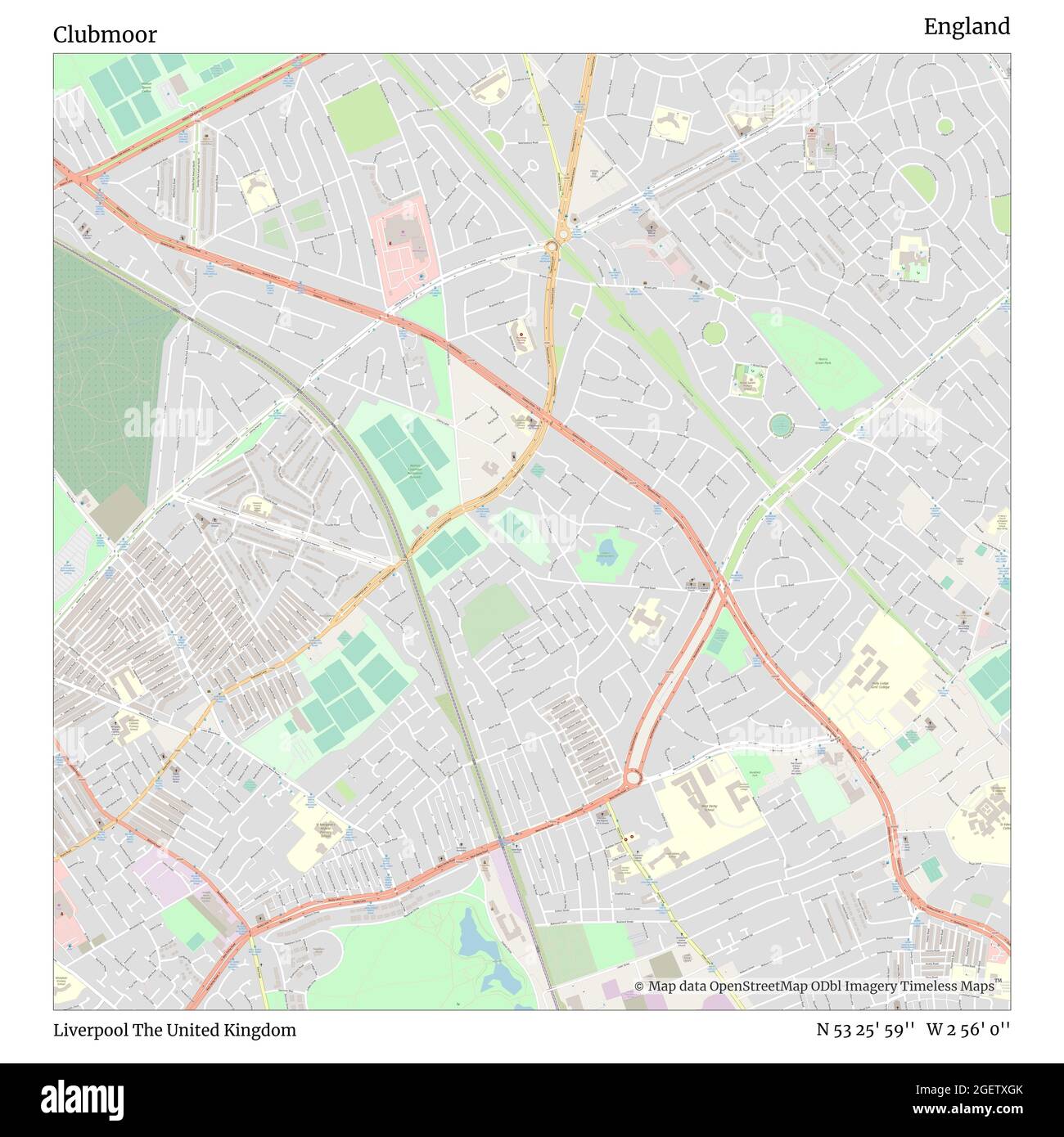 Clubmoor map hires stock photography and images Alamy