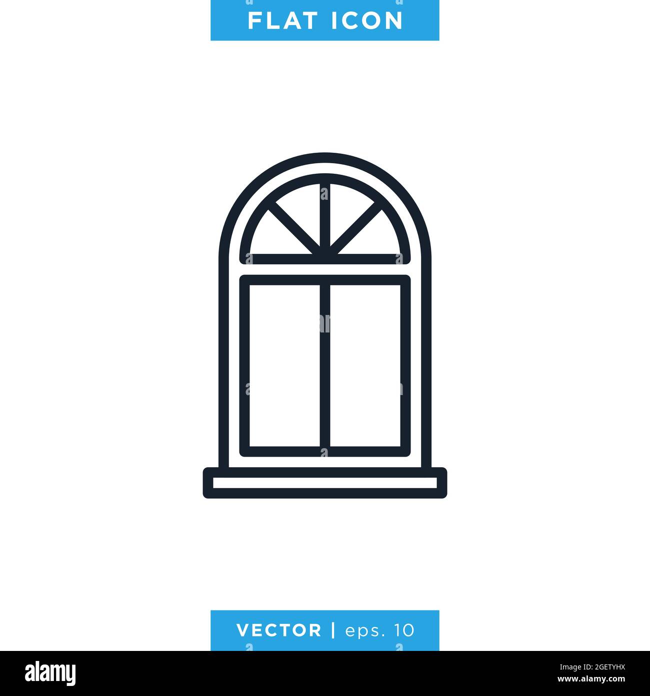 Window icon vector stock illustration design template. Vector eps 10 ...