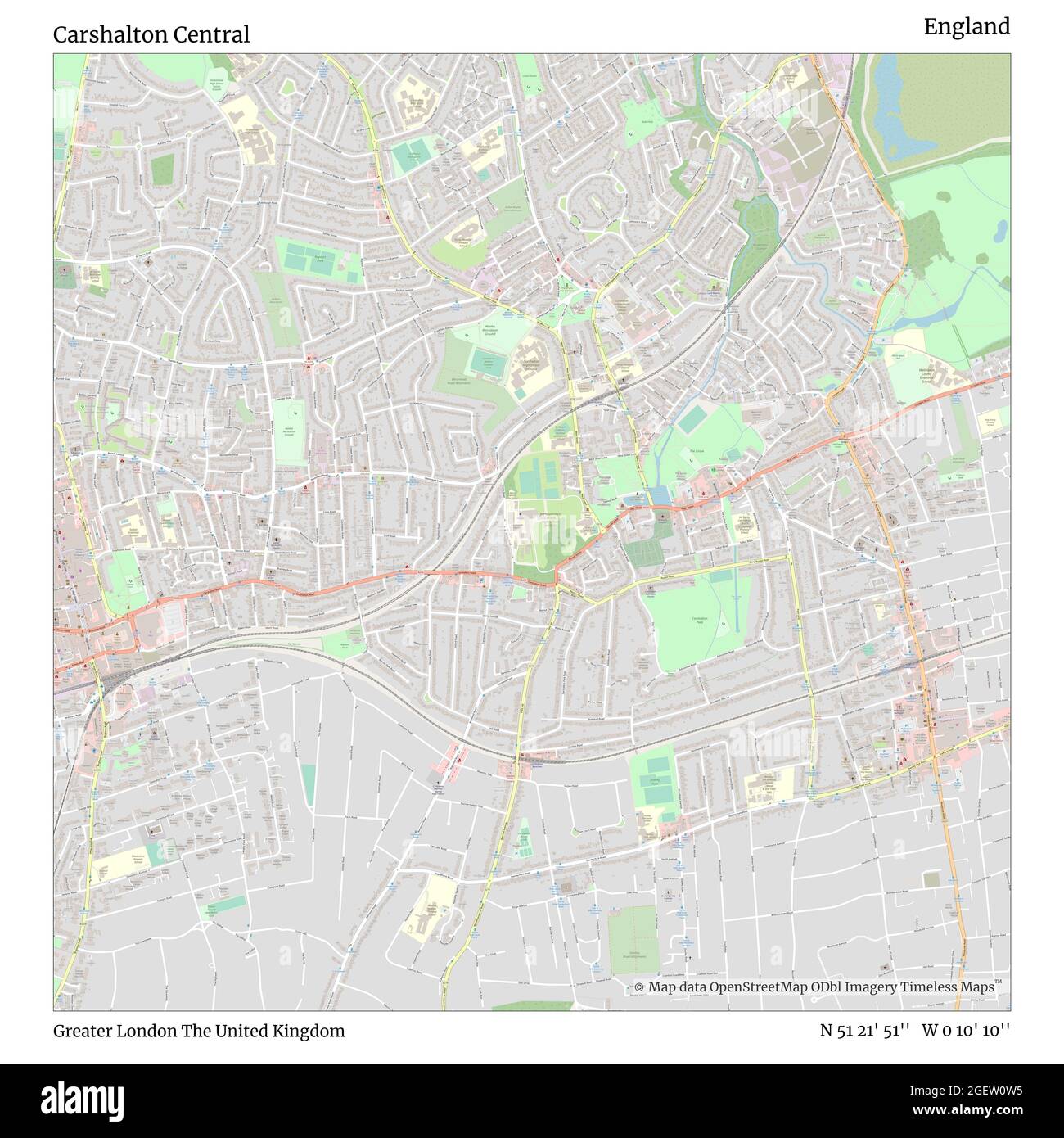 Digital Prints City Street Map Print Ealing London Map Print Printable