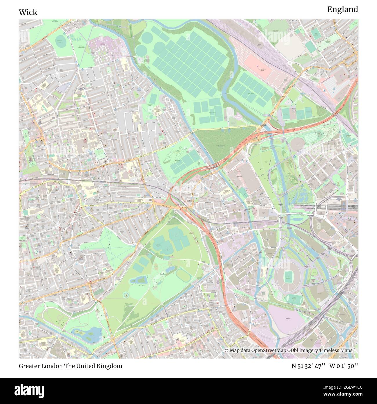 Wick Greater London United Kingdom England N 51 32 47 W 0 1 50 Map Timeless Map Published In 21 Travelers Explorers And Adventurers Like Florence Nightingale David Livingstone Ernest Shackleton Lewis
