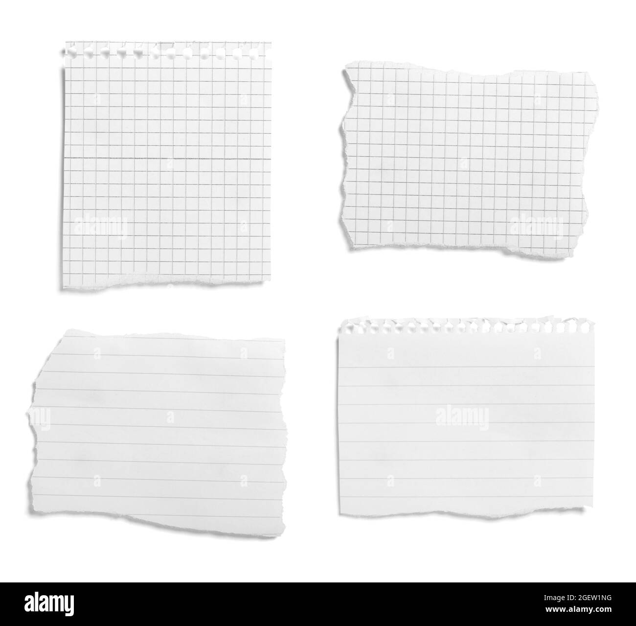 piece of paper note notepad Stock Photo