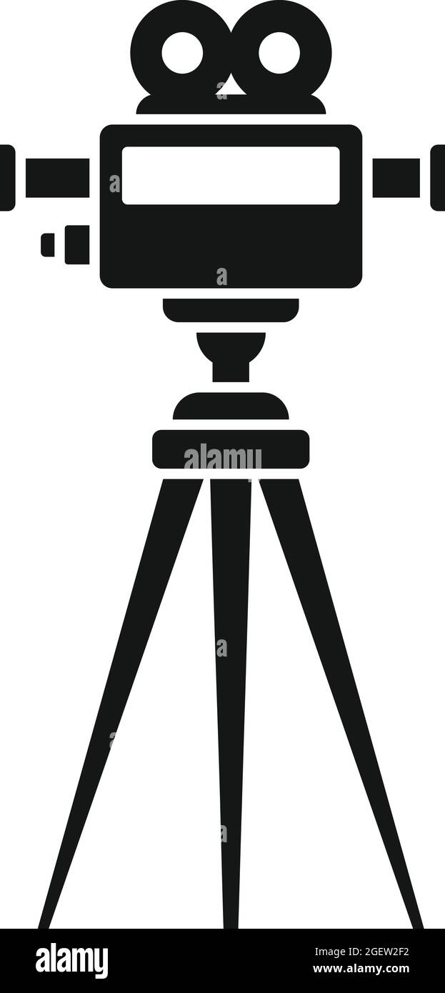 Cinema camera icon simple vector. Film movie Stock Vector Image & Art ...