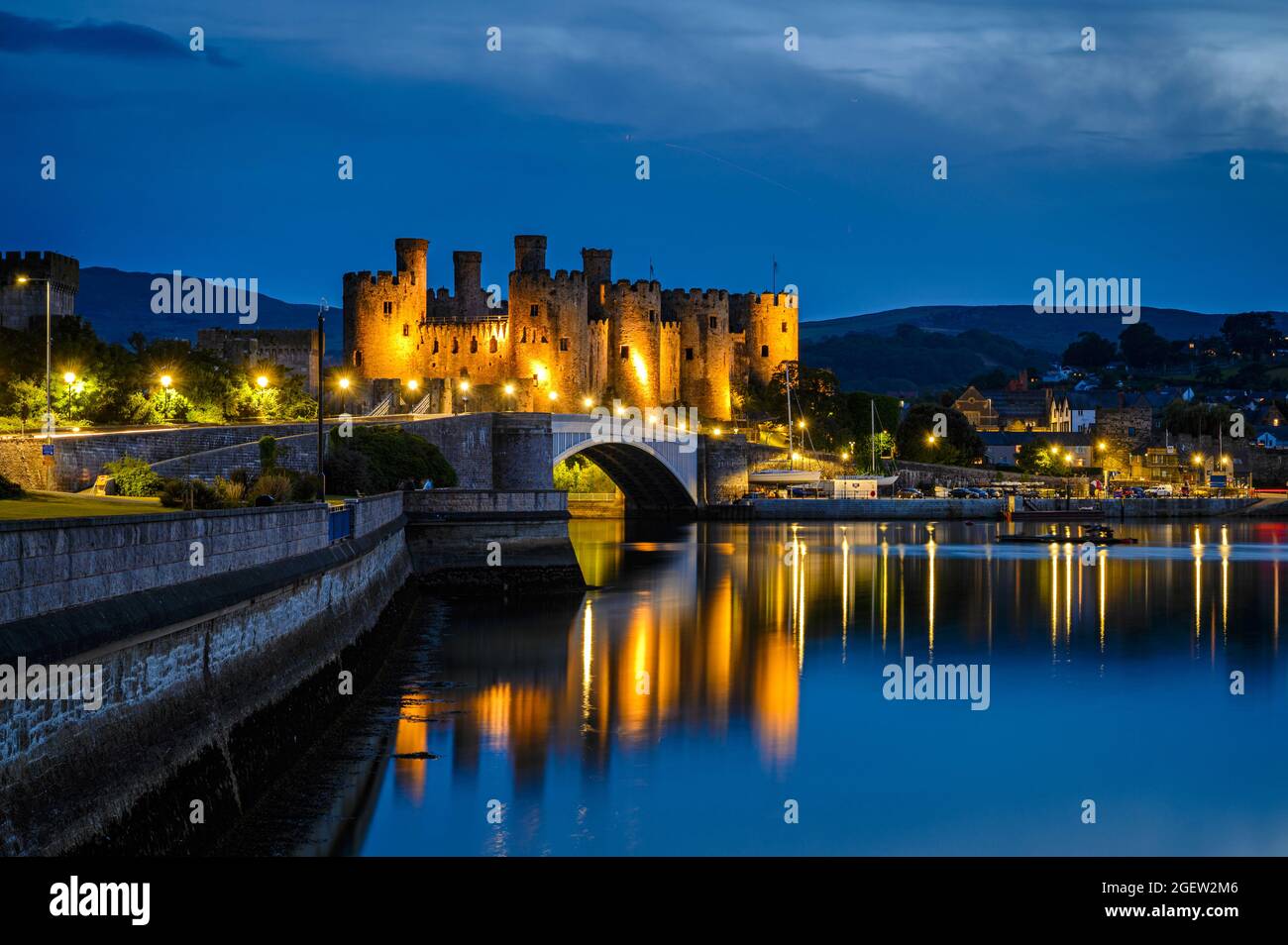 One of, if not the most impressive castles in Wales. Completed in 1289, it was one of Edward I’s