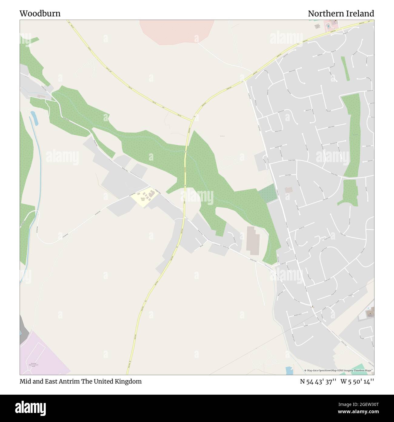 Woodburn map hi-res stock photography and images - Alamy