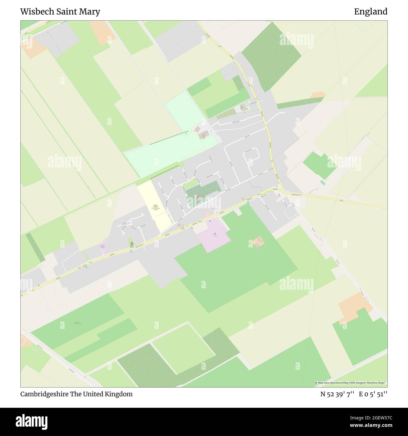 Wisbech Saint Mary, Cambridgeshire, United Kingdom, England, N 52 39' 7