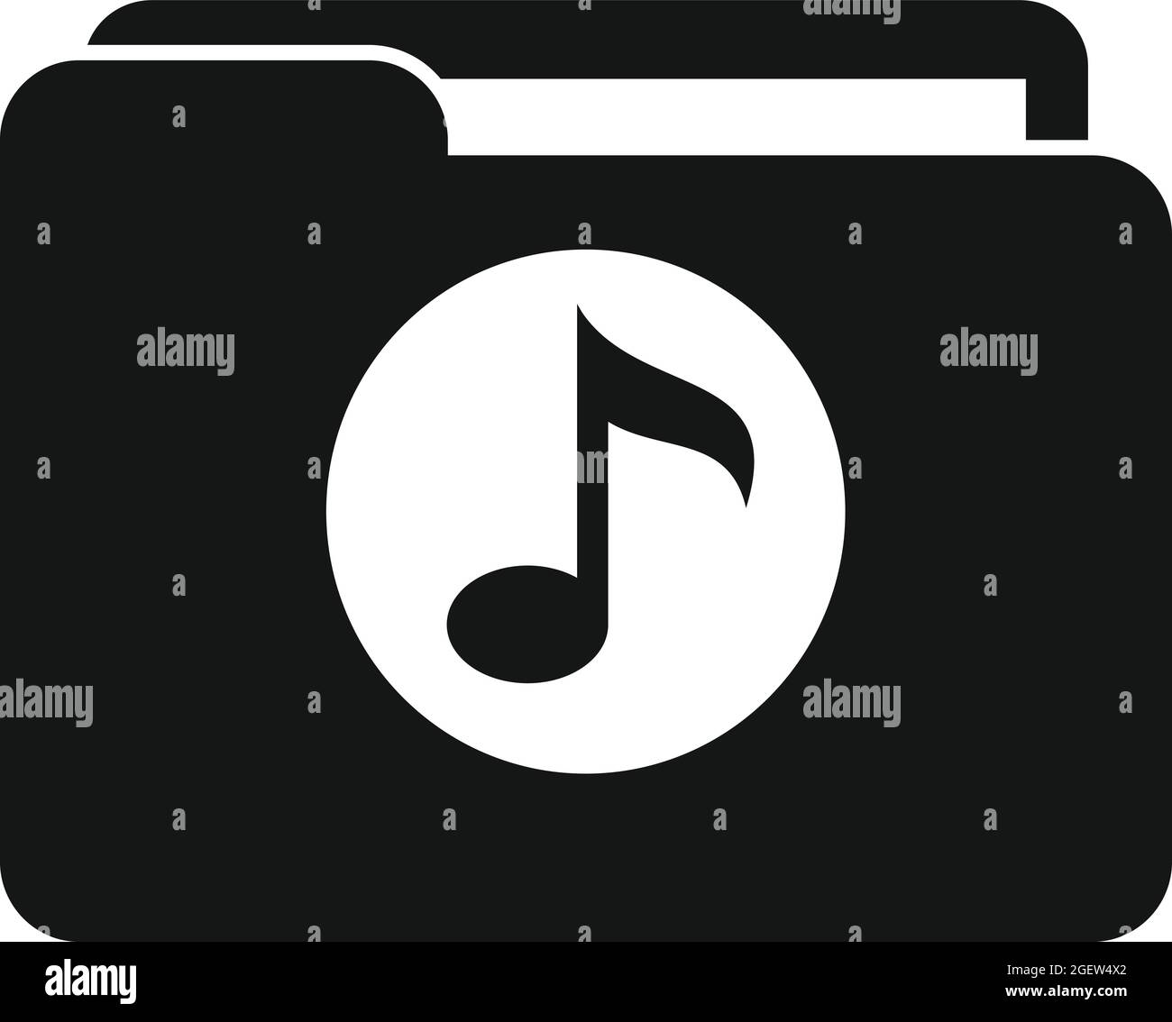 Listening playlist icon simple vector. Music song Stock Vector