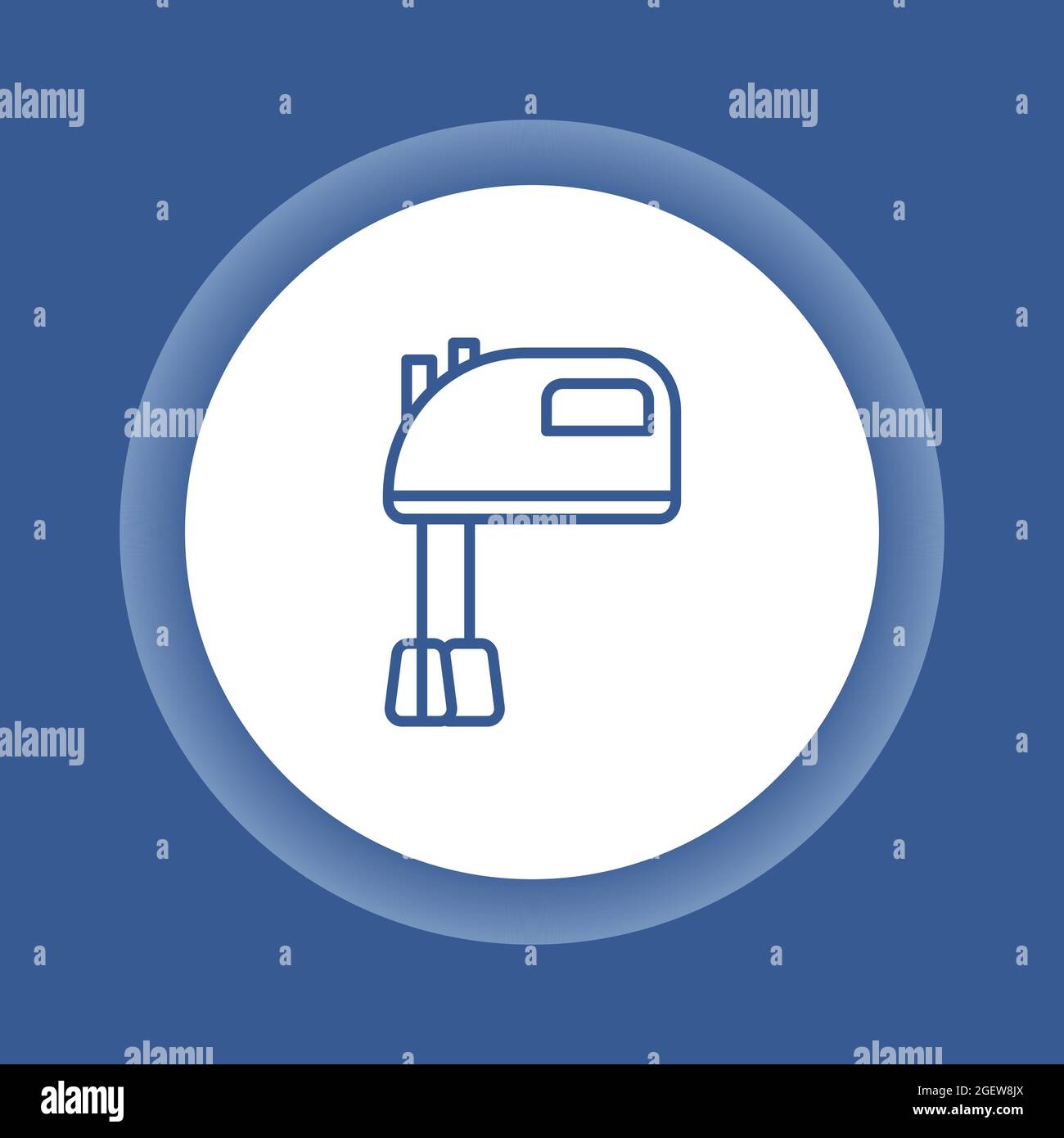 Hand blender Stock Vector Images - Alamy