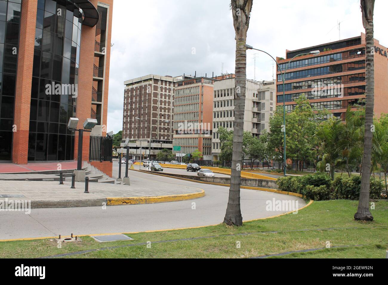 Torre KPMG, Centro Lido, Plaza Juan Pablo II, Municipio Chacao, Caracas, Venezuela Stock Photo