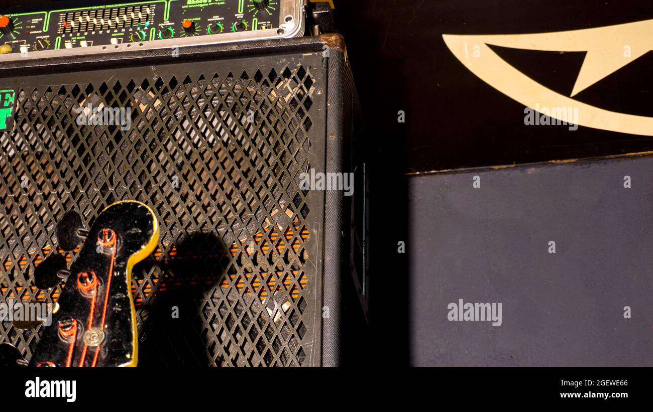 altavoces de amplificador Stock Photo