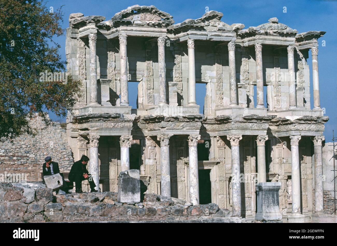 Celcus Historical monumental columns hi-res stock photography and images - Alamy