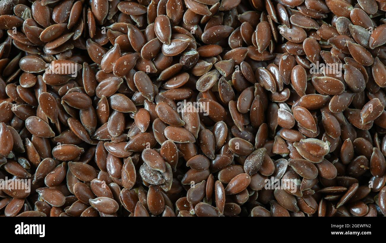 Flax seed macro close up background Stock Photo Alamy