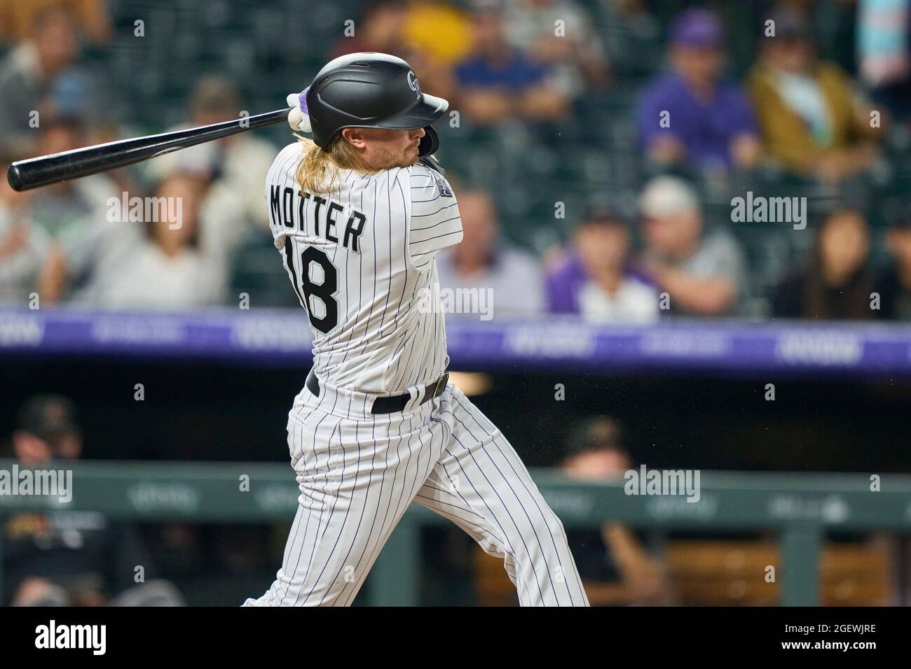 August 4 2021: Colorado Rockies outfielder Connor Joe (9) during batting  practice before the game with Colorado Rockies held at Coors Field in  Denver Co. David Seelig/Cal Sport Medi Stock Photo - Alamy