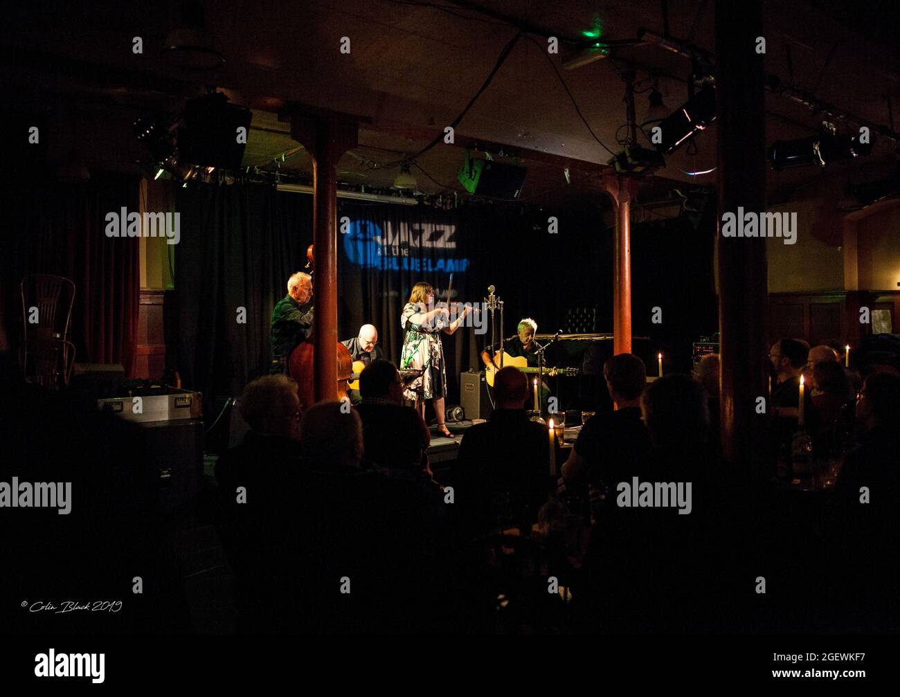 Jazz musicians at The Blue Lamp, Aberdeen, Scotland Stock Photo - Alamy