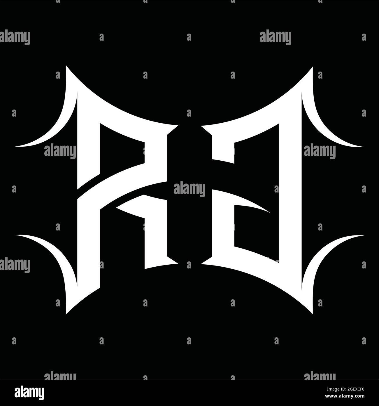 Rg alphabet Stock Vector Images Alamy