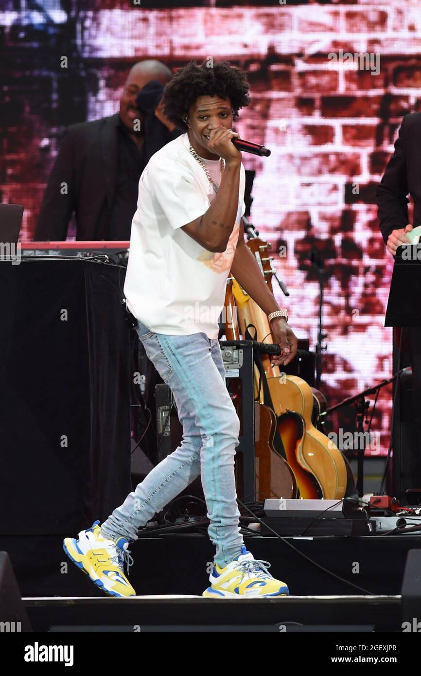 New York Ny Usa 21st Aug 2021 Boogie Wit Da Hoodie On Stage In