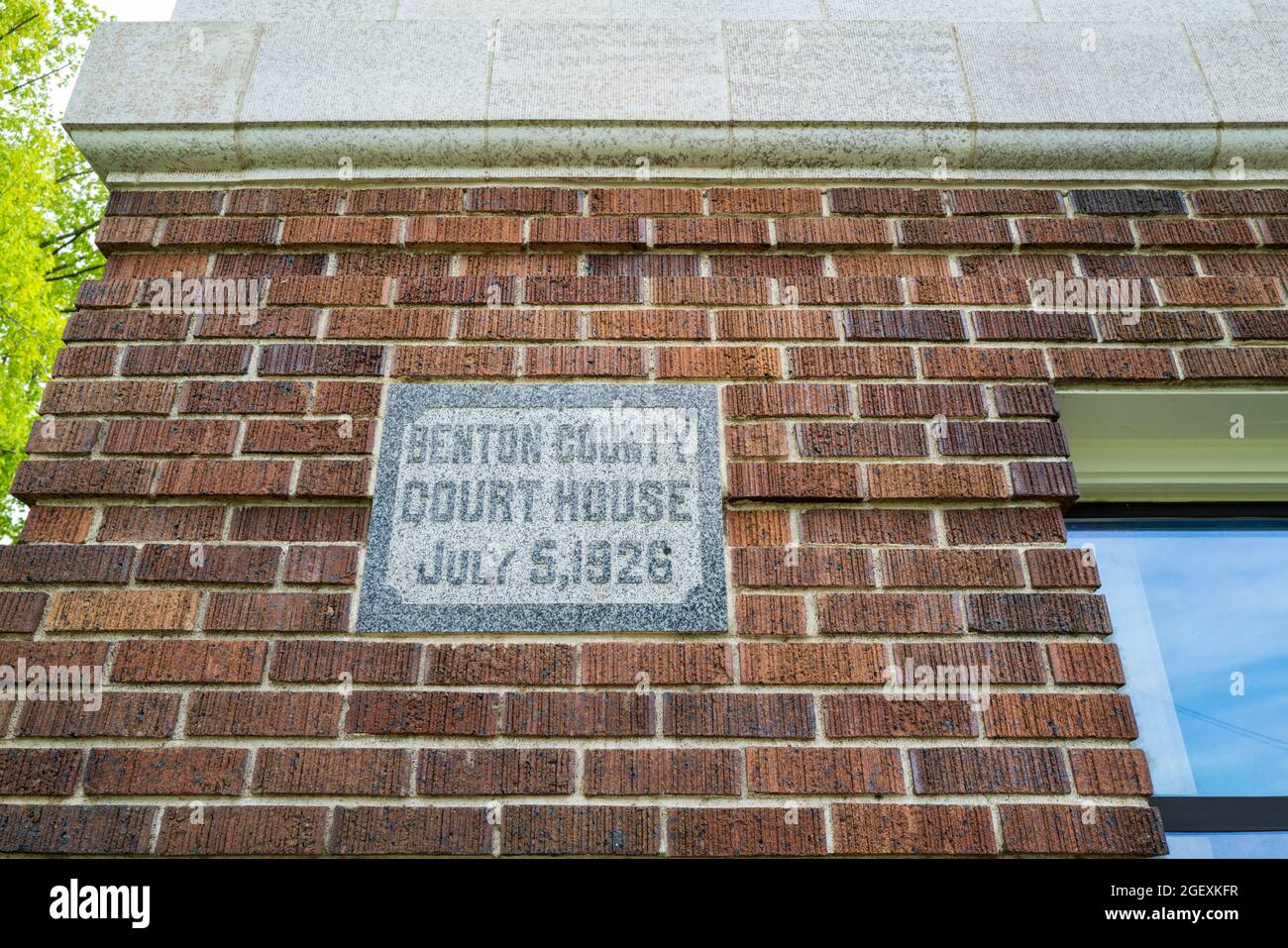 The Benton County Courthouse was built in 1926 at Prosser, Washington