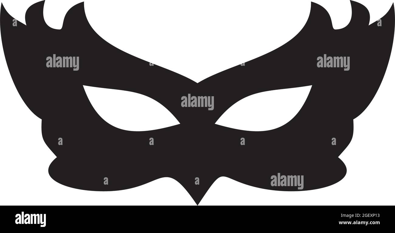 Masquerade mask logo design vector template Stock Vector Image & Art