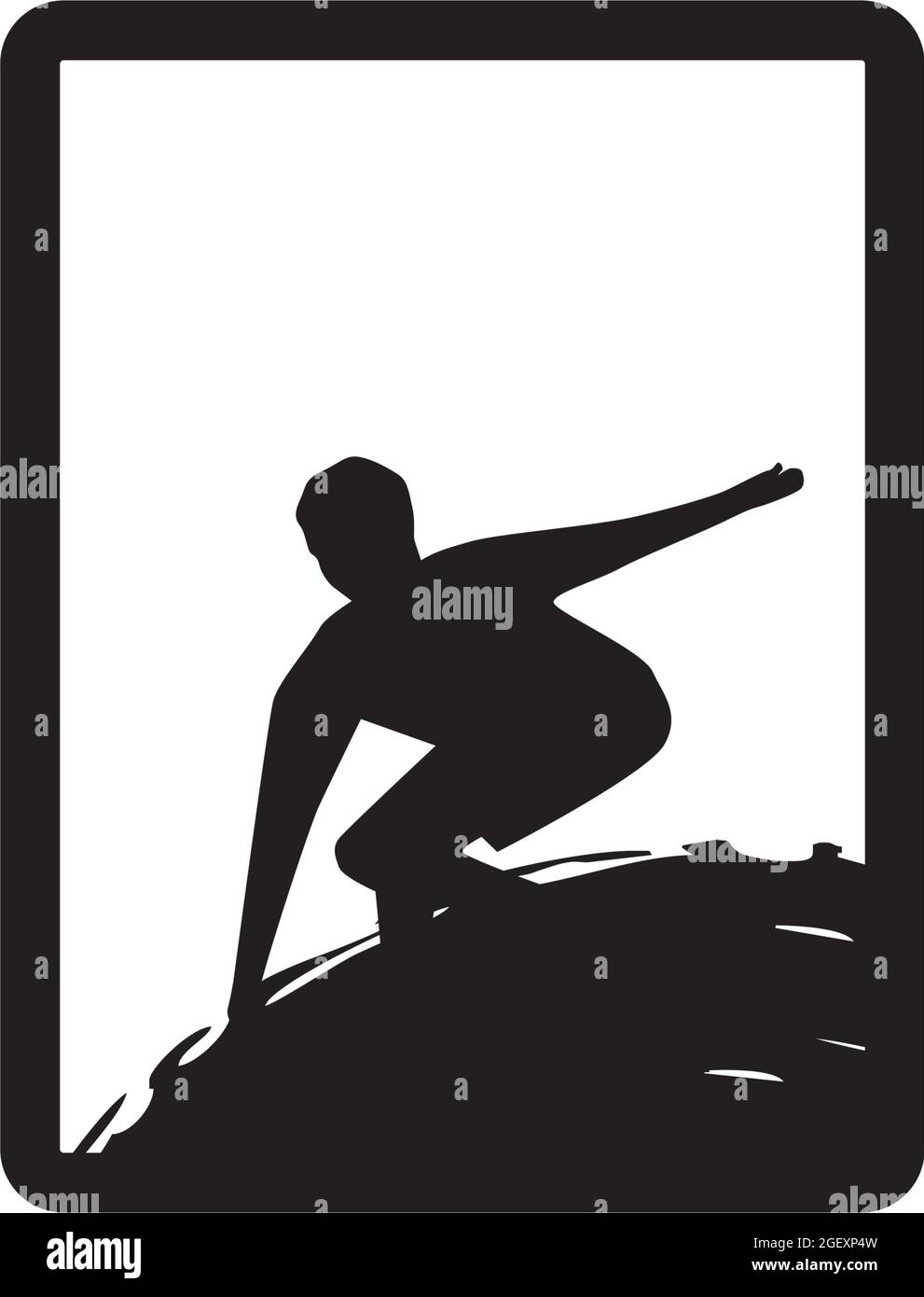 Sea surfer logo design vector template Stock Vector Image & Art - Alamy