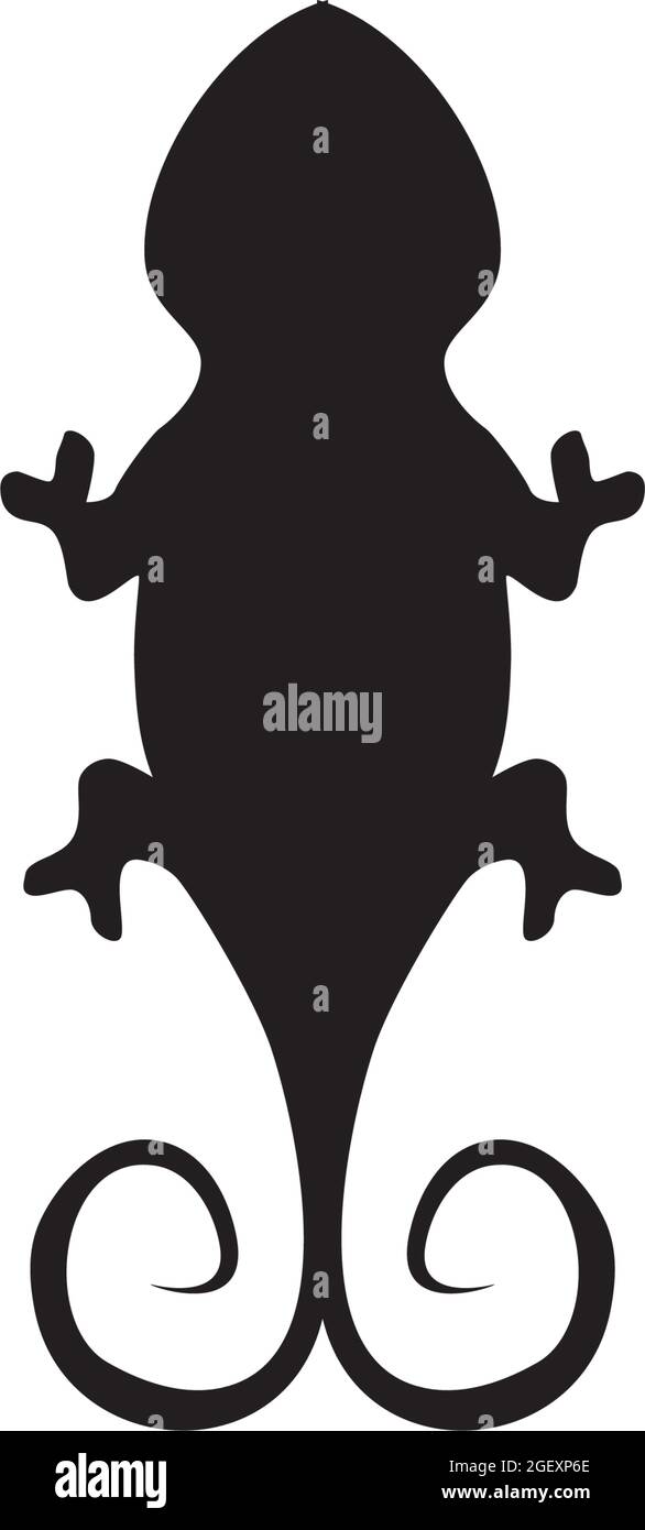 Chameleon icon logo design vector template Stock Vector