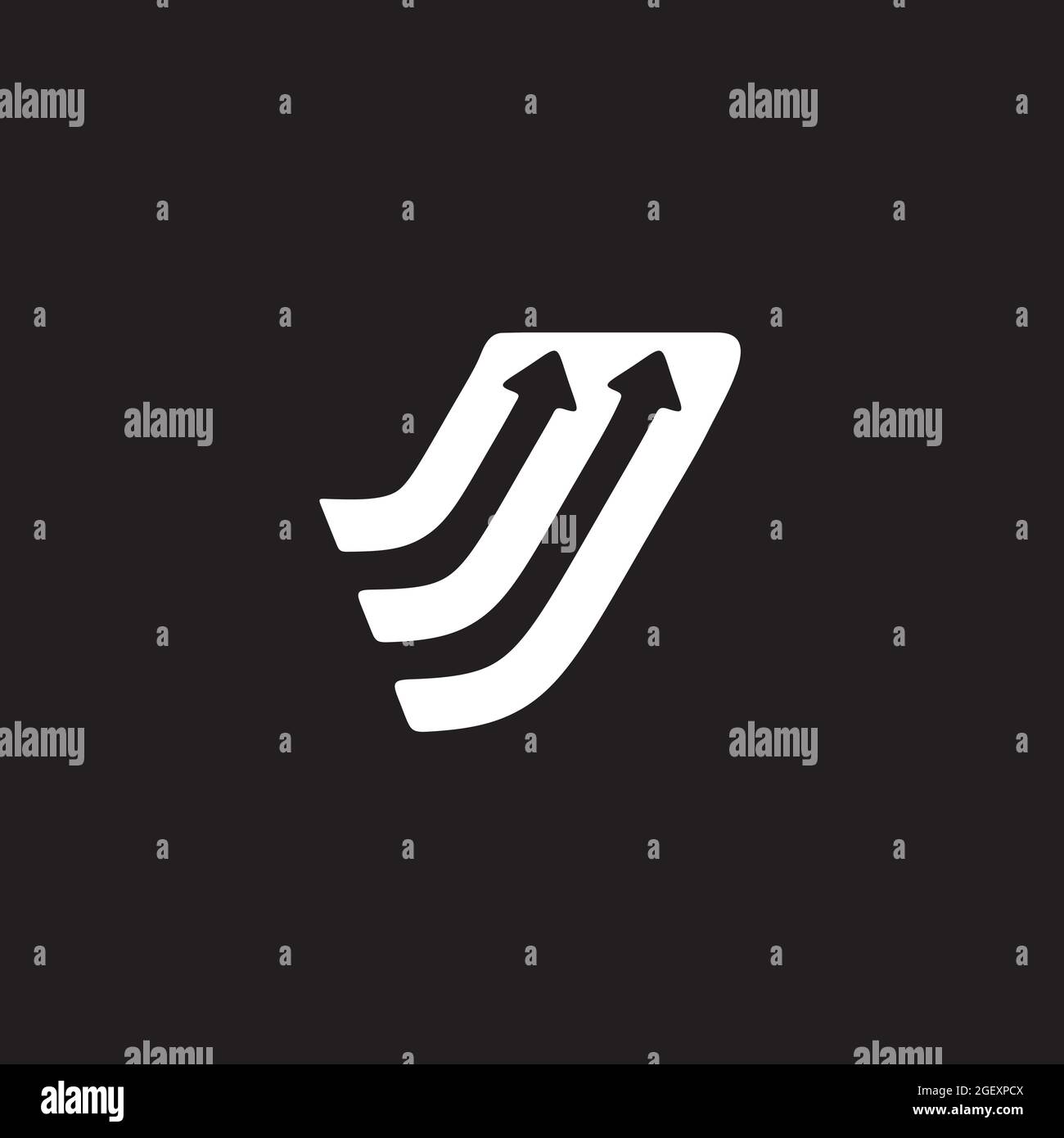 M letter motion logo design vector template Stock Vector