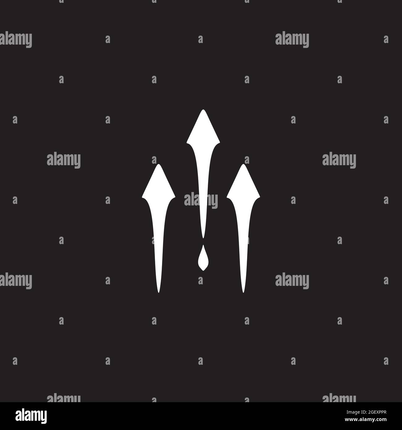 Simple up arrow logo design vector template Stock Vector Image & Art ...