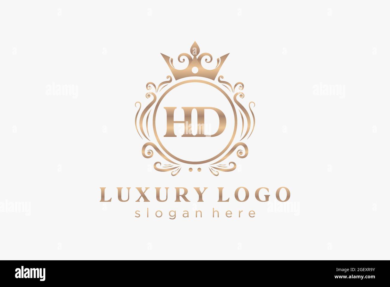 HD Letter Royal Luxury Logo template in vector art for Restaurant ...