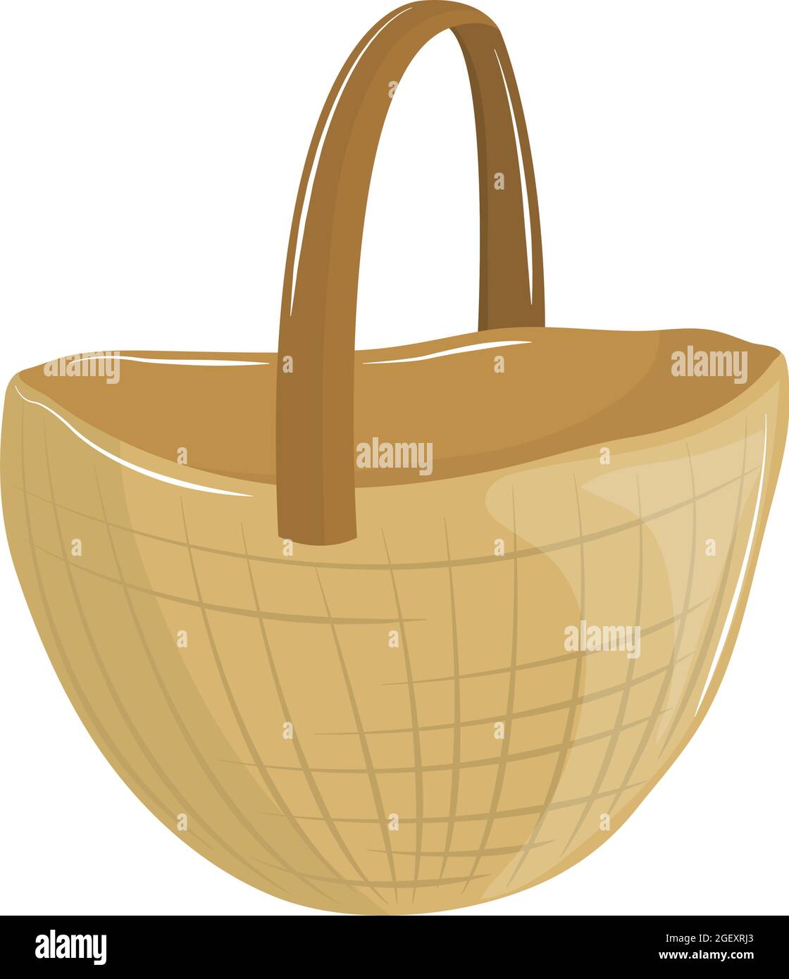 Handcrafted basket design Stock Vector Images - Alamy