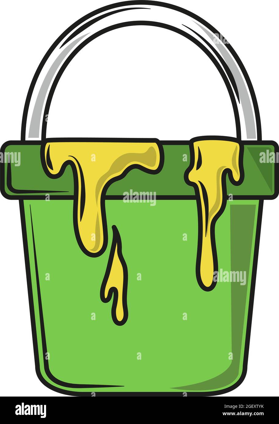 color paint bucket Stock Vector Image & Art - Alamy