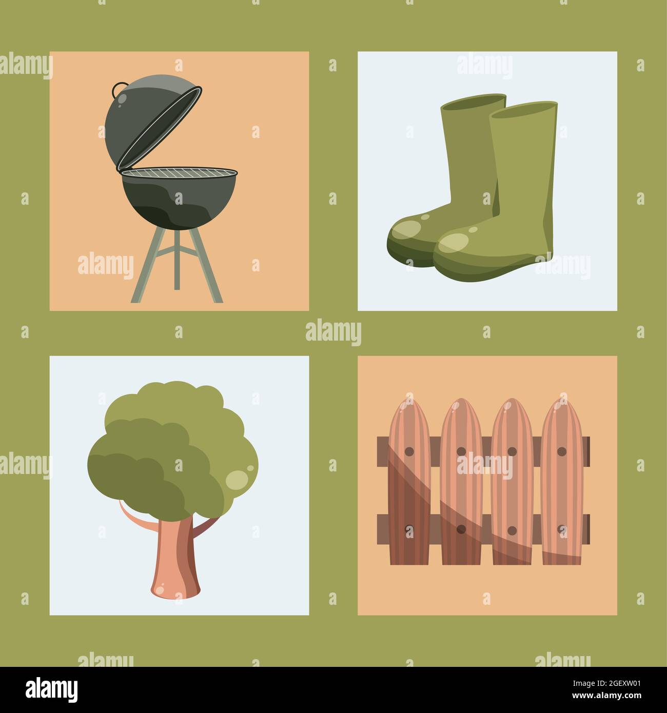 gardening icon set Stock Vector Image & Art - Alamy