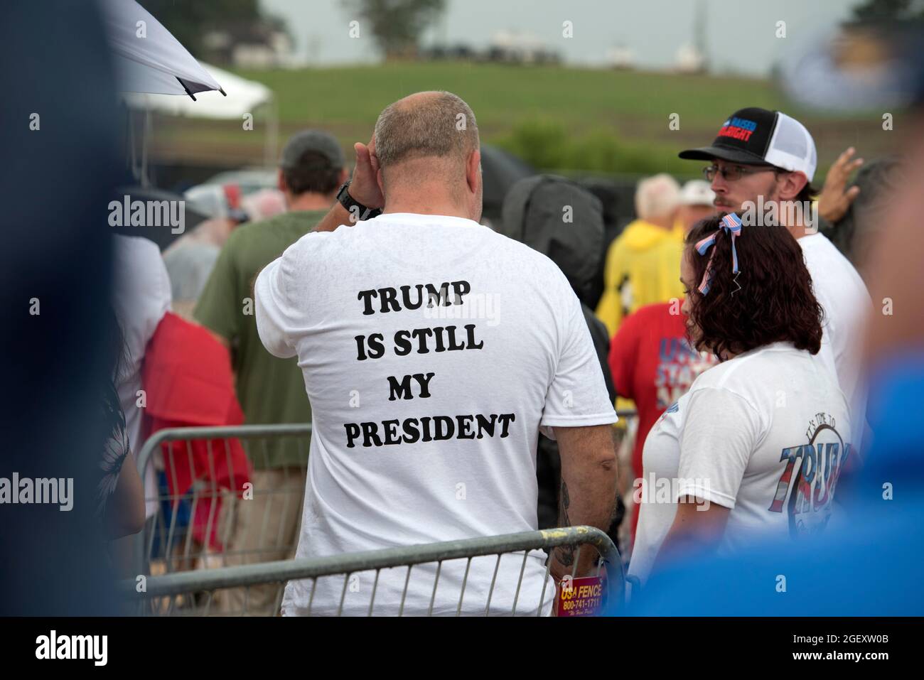 Cullman, Alabama, USA. 21st Aug, 2021. Former President Donald Trump ...