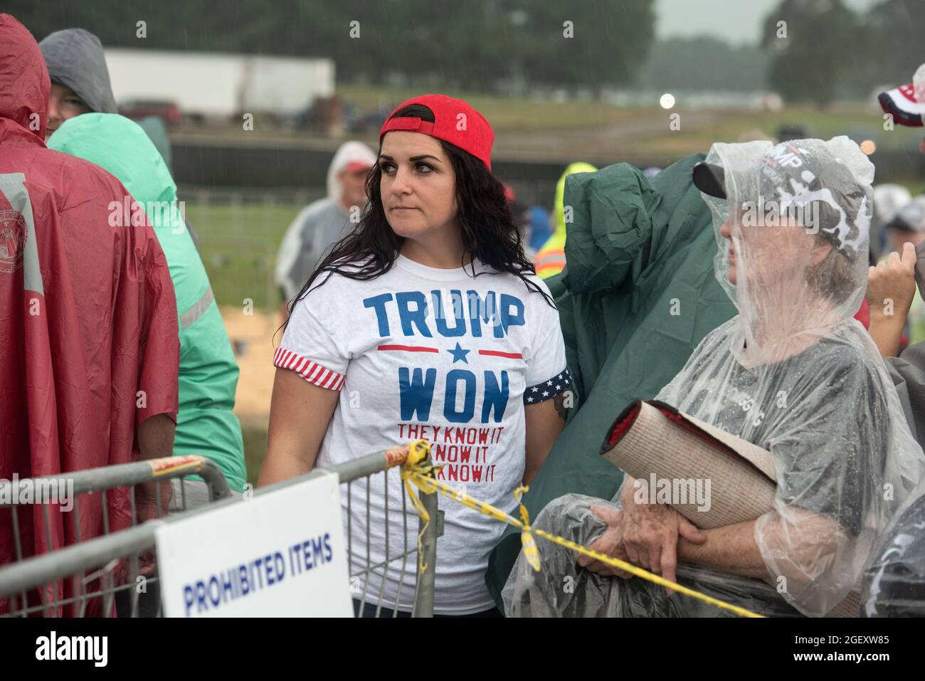 Cullman, Alabama, USA. 21st Aug, 2021. Former President Donald Trump ...